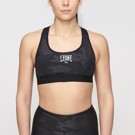 Leone camo black Sports Bra - black